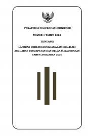 PERATURAN KALURAHAN GIRIWUNGU NOMOR 1 TAHUN 2021 TENTANG PERTANGGUNGJAWABAN REALISASI ANGGARAN PENDA